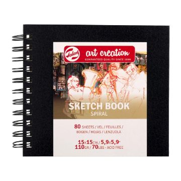 SKU_063980 SKETCHBOOK TALENS AC 15X15 ΣΠΙΡΑΛ