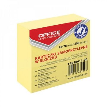 SKU_054471 ΚΥΒΟΣ ΑΥΤΟΚΟΛΛΗΤΟΣ OFFICE 76X76 YELLOW