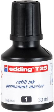 SKU_061437 ΜΕΛΑΝΙ EDDING T-25 PERMANENT 25ml 001 Black