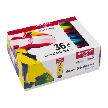 SKU_065332 ΣΕΤ ΑΚΡΥΛΙΚΩΝ AMSTERDAM 36τεμ 20ml