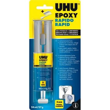 SKU_009225 ΚΟΛΛΑ UHU EPOXY RAPID 27gr