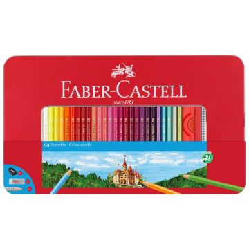 SKU_069944 ΞΥΛΟΜΠΟΓΙΕΣ FABER-CASTELL ΚΑΣΤΡΟ ΚΑΣΕΤΙΝΑ 60τεμ