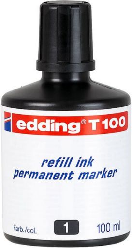 ΜΕΛΑΝΙ EDDING T-100 PERMANENT 100ml Μαύρο