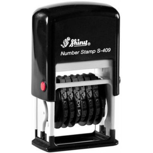 ΣΦΡΑΓΙΔΑ SHINY S-409 6 ΑΡΙΘΜΩΝ