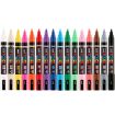 ΜΑΡΚΑΔΟΡΟΣ POSCA PC-5BR BRUSH Grey Light Pink Brown Green Coral Pink Grey Pink Light Pink Brown Green Coral Pink