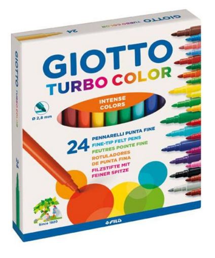 ΜΑΡΚΑΔΟΡΟΙ GIOTTO TURBO COLOR 24τεμ